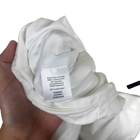 1901 white high waisted shorts sz 8 - Picture 7 of 7